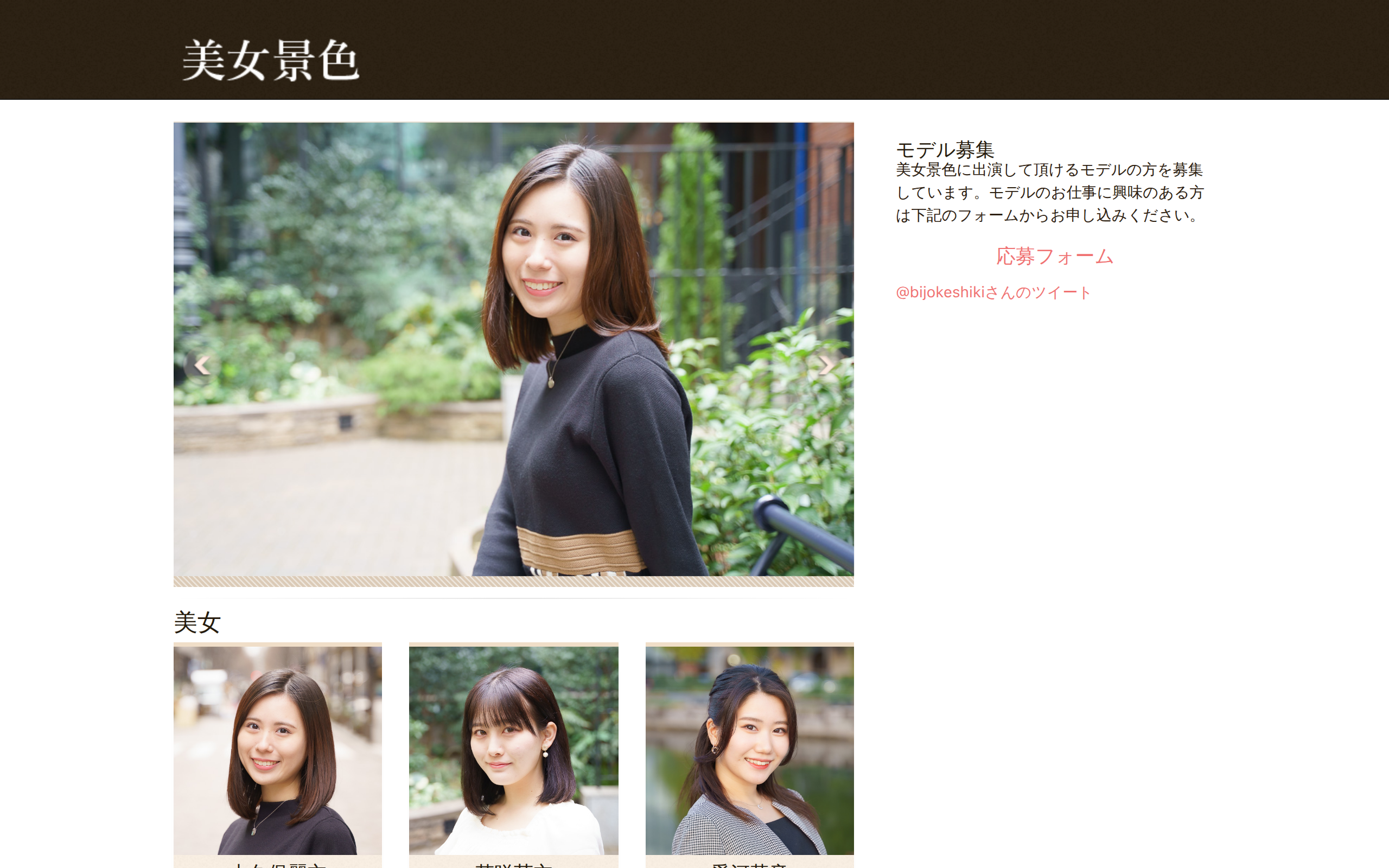 紹介するサイトのスクリーンショット